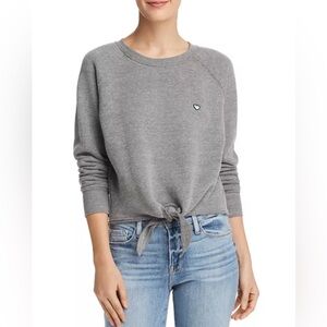 Spiritual Gangster Give Love Tie-Front Sweatshirt - Size Medium